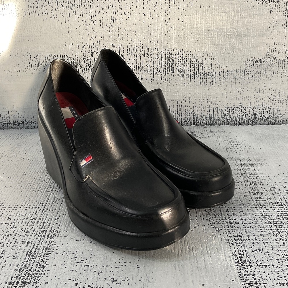 VINTAGE TOMMY HILFIGER MARY JANE WEDGE 1990’s - Picture 4 of 7